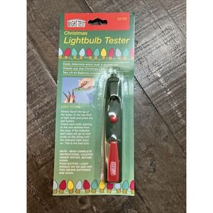 Right Test Christmas Lightbulb Tester, Checks any size Lightbulb, NEW Vintage